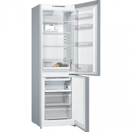 BOSCH KGN36NLEA - Réfrigérateur congélateur bas - 302L (215L + 87L) - Froid NoFrost multiairflow - A++ - L 60 x H186cm - Portes