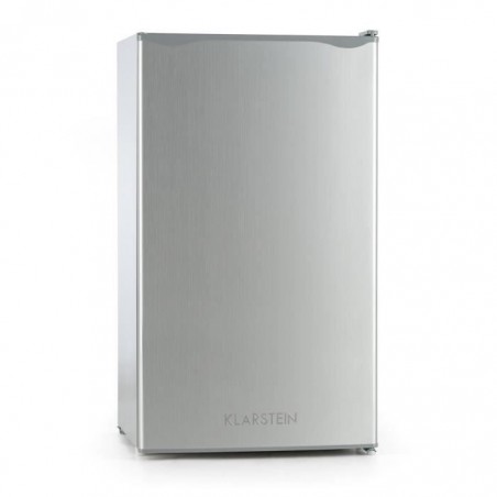 Klarstein Alleinversorger - Combiné réfrigérateur congélateur frigo 90L compartiment congélation - inox