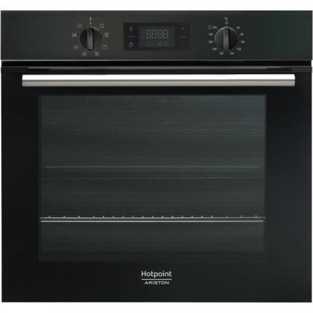 HOTPOINT FA2 540 P BL HA - Four électrique encastrable multifonction - Chaleur tournante - 66L - Pyrolyse - Noir