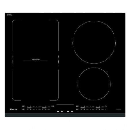 SAUTER Table de cuisson induction SPI6467B - 3 foyers - Commandes tactiles