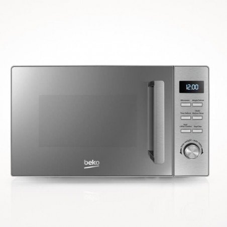 BEKO - MOF23110IX - Micro-ondes Solo - 23 litres - Façade Inox et porte miroir