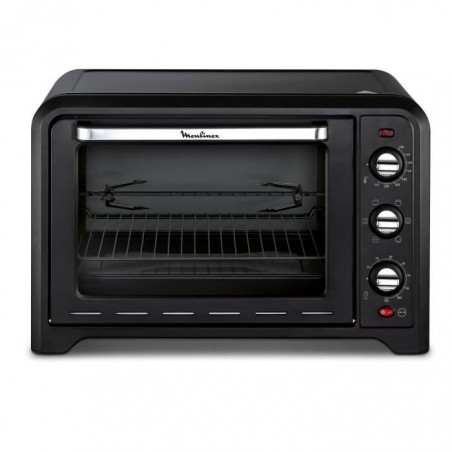 MOULINEX OX485810 - Mini four grill - 39L - 2000 W - Grill 1000 W - Chaleur tournante - Noir