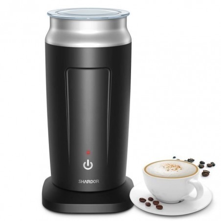 SHARDOR Mousseur à Lait lectrique 500W, Mousse Chaude-Mousse Froide-Lait Chauffant pour Café Cappuccino Latte