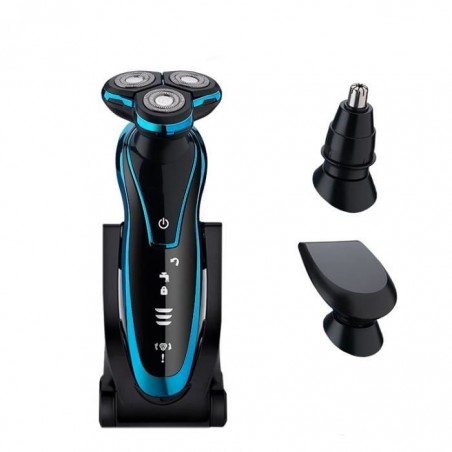 Rasoir pour hommes Rasoir à sec Rasoir électrique rechargeable à double usage Tondeuse rasoir électrique