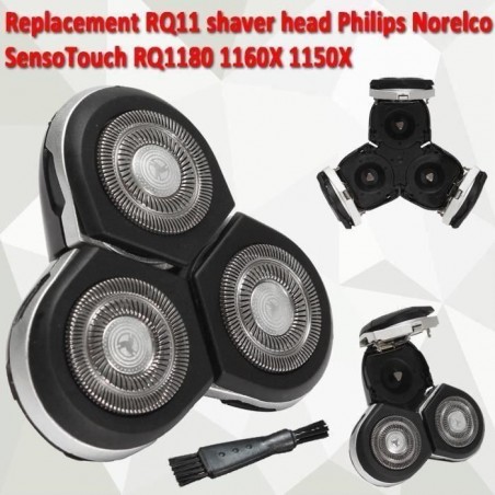 NEUFU Tête de Rasage Rasoir RQ11 Pour Philips Norelco SensoTouch RQ1180 1160X 1150X I018C6