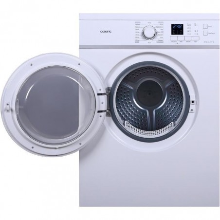 OCEANIC Sèche-linge 7 kg électronique à évacuation, Classe C, 16 prog, LED display, départ différé: 3h-6h-9h