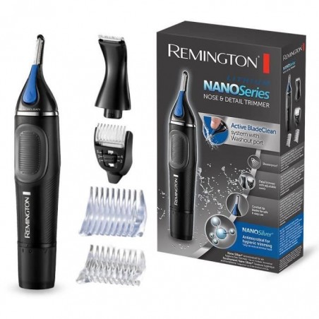 Remington NE3870 Tondeuse Visage Antibactérienne Hypoallergénique Nano Serie pour Nez et Oreilles