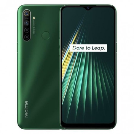 realme 5i 4 Go RAM 64 Go ROM Smartphone 4G 6.5 LCD Snapdragon 665 AIE 5000 mAh 32MP Quad Caméra Version Européenne - Vert