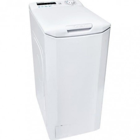 Lave-linge top CANDY CST 272DE-1-47 - 7 kg - L50cm - 1200 trs-min - Blanc