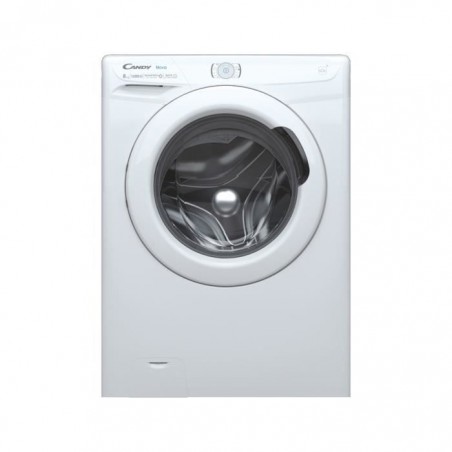 Lave-linge hublot CANDY NSO 148WM-1-S Nova - 8 kg - Induction - Classe A - 1400 trs-min - Connecté HON - Blanc