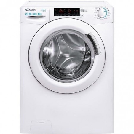 Lave-linge hublot CANDY CS1412TME-1-47 - 12 kg - Induction - 1400 trs-min - Connecté - Blanc