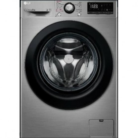 Lave linge LG F84V35IX Inox 8 Kg