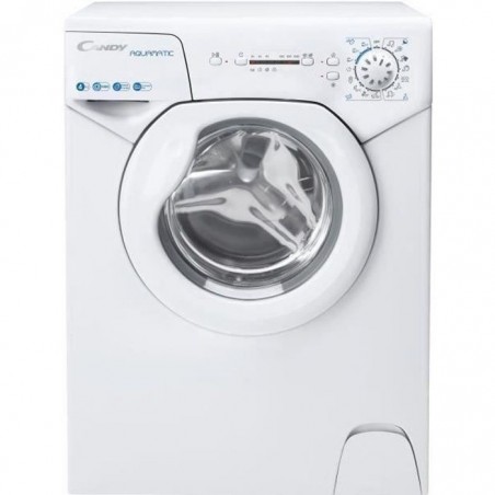 Lave-linge hublot CANDY AQUA 1042LE-2-S - 4 kg - L56cm - Classe F - 1000 trs-min - Blanc