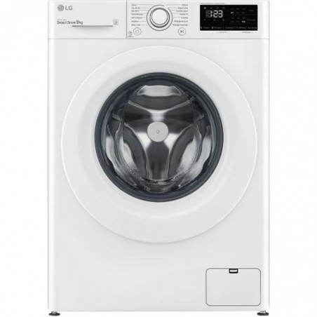 Lave-linge hublot LG F92N23WH - 9 kg - Moteur Direct Drive - Classe A++ - 1200 tours-min - Blanc