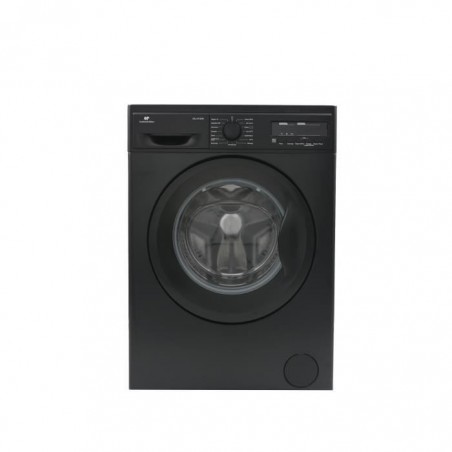 Lave-linge hublot CONTINENTAL EDISON CELL12120B1 - 12 kg - Moteur induction - Largeur 59,7 cm - 1200 tours-min - Noir