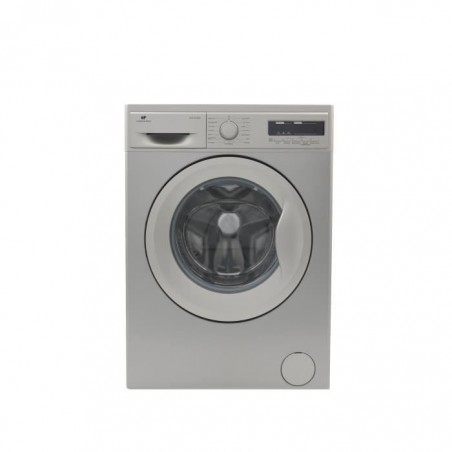 Lave-linge hublot CONTINENTAL EDISON CELL12120S1 - 12 kg - Moteur induction - Largeur 59,7 cm - 1200 tours-min - Silver