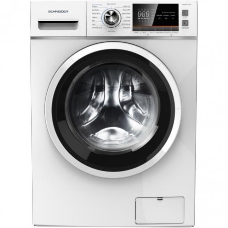 Lave-linge hublot SCHNEIDER SCLLF914BD - 9 kg - Moteur induction - L60cm - 1400 trs-min - Blanc