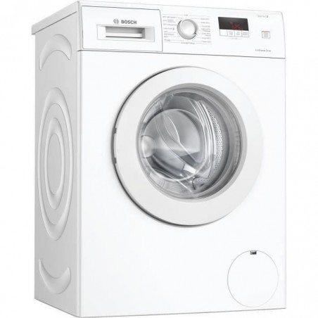 Lave-linge front BOSCH WAJ28057FF - 7 kg - L60cm - Classe énergie A+++ - 1400 trs-min - Blanc