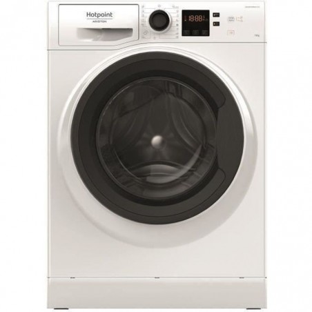 Lave-linge hublot HOTPOINT NS1043CWKEUN Natis - 10 kg - 1400 trs-min - Blanc