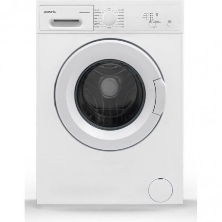 Lave-linge hublot OCEANIC OCEALL610DDW1 - 6 kg - Largeur 59,7 cm - 1000 tours-min - Blanc