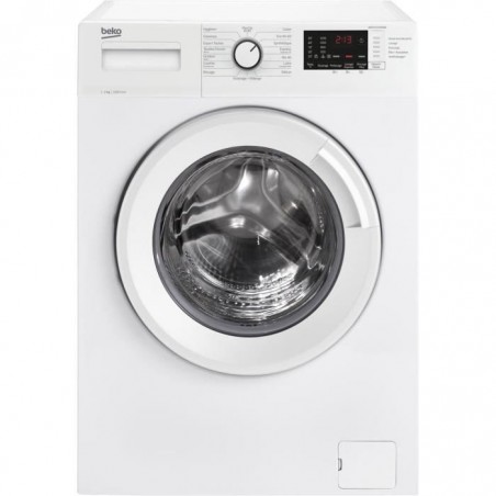 Lave-linge hublot BEKO WUE7212W0W - 7 kg - Moteur standard - L60 cm - 1200 trs-min - Blanc