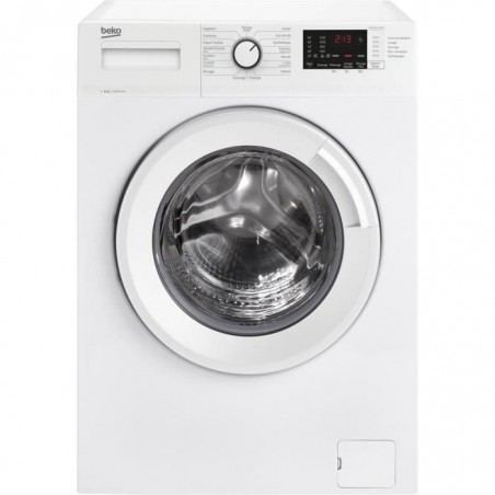 Lave-linge hublot BEKO WUE6612W0W - 6 kg - L60cm - Moteur standard - 1200 trs-min - Blanc