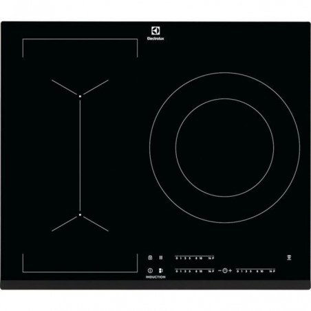 ELECTROLUX LIV633 Plaque de cuisson induction - 3 zones - 7350 W - L 59 x P 52 cm - Revêtement verre - Noir