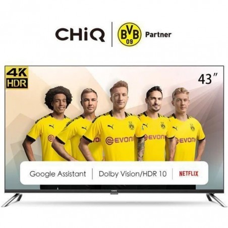 ANDROID SMART TV 43 (109 cm) U43H7A - 4K, Wifi, Bluetooth, Youtube, Netflix, Amazon Prime, Google Play-Connectivité 3 x HMDI 2.0