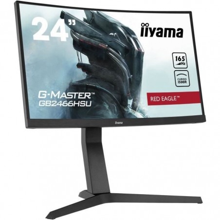 Ecran PC Gamer Incurvé - IIYAMA G-Master Red Eagle - 23,6 FHD - Dalle VA - 1 ms - 165Hz - 2 x HDMI - DisplayPort - AMD FreeSync