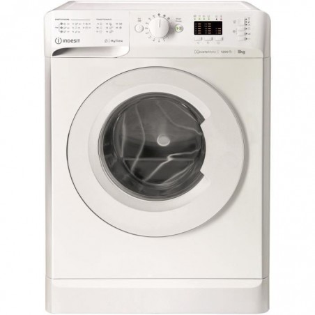 INDESIT - MTWA81283WEU -Machine à laver Posable Front MY TIME 8 kg 1200Trs A+++ blanche