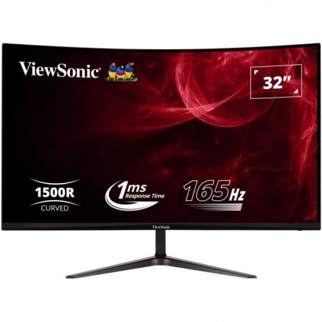 Ecran PC Gamer Incurvé - VIEWSONIC VX3218 - PC - MHD - 32 FHD - Dalle VA - 1 ms - 165Hz - DisplayPort - AMD FreeSync