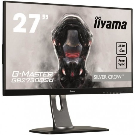 Ãcran PC Gamer - IIYAMA GB2730QSU-B1 - 27 WQHD - Dalle TN - 1 ms - 75 Hz - DisplayPort - HDMI - DVI - AMD FreeSync