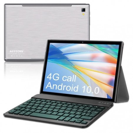 Tablette Tactile 10 Pouces-Android 10.0-6G+64G-4G LTE-Dual WIFi-Caméra 8MP-Portable Pas cher-GPS