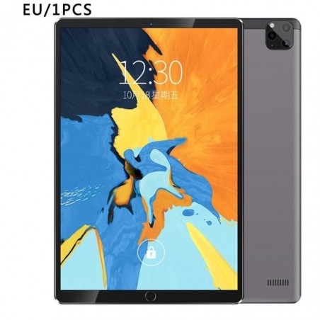 1+16G Tablette 10,1 pouces 3 caméras Capacité MTK7731 CPU Grand écran haute définition Appel 4G Android Netcom-gris