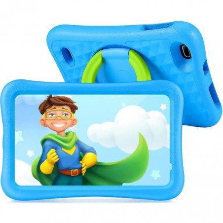 8'' VANKYO Tablette Tactile pour Enfants - RAM 2Go - Stockage de 32+128 Go - Android 10.0 - Kidoz Préinstallé - Bleu