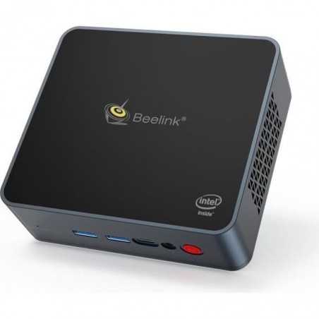 Beelink Mini PC GK55 Processeur Intel J4125 Windows 10 Pro, 8Go-256Go , 2.4G-5G Dual WiFi, Dual HDMI Ports, Dual Gigabit