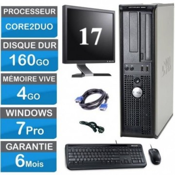 Pc complet bureau Dell 380...