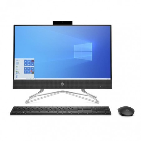 PC All in One HP22-df0145nf - 27 FHD - Celeron J4025 - RAM 4 Go - Stockage 256 Go - Windows 10