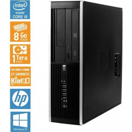 Ordinateur de bureau HP ELITE 8100 core i5 8 go ram 1 to disque dur ,pc de bureau reconditionné,w10