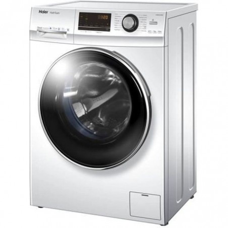 HAIER HW100-B14636 - Lave-linge frontal - 10 kg - 1400 tours - min - A+++ - Blanc