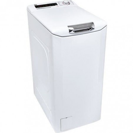 Lave-linge top HOOVER H3TFSMP48TAMCE-S - 8 kg - 1400 trs-min - Blanc