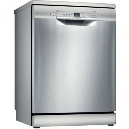 Lave-vaisselle pose libre BOSCH SGS2HTI79E Série 2 - 12 couverts - Moteur induction - L60cm - 46 dB - Silver Inox