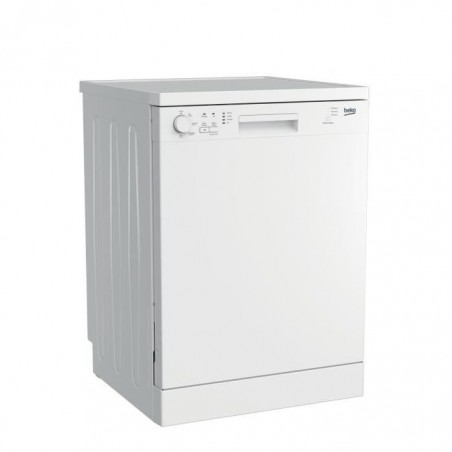 Lave-vaisselle pose libre BEKO LVP63W2 - 13 couverts - Moteur standard - L60cm - 47 dB - Blanc