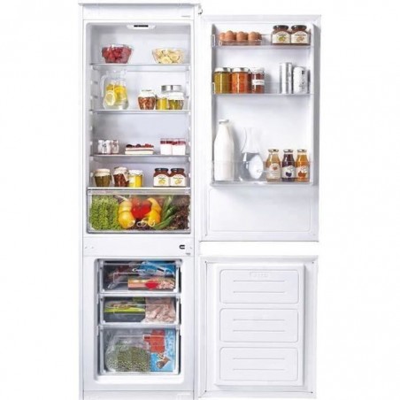 Candy CKBBS 100-1 - Refrigerateur Combiné encastrable - 250 L (190 + 60) - Froid Statique- L 57 cm x H 184 cm