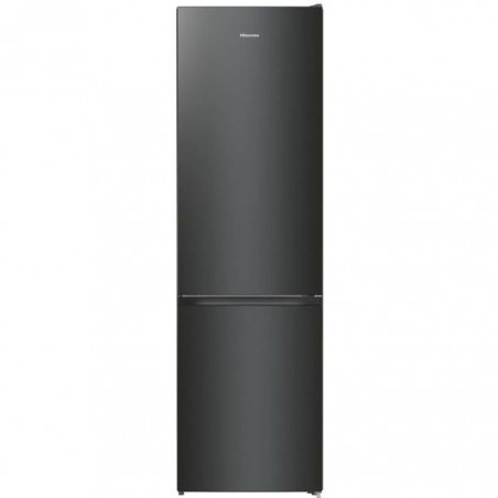 Hisense RB434N4ABF - Réfrigérateur combiné - 331L (235L + 96L) - Froid ventilé total - L59.2cm x H200.3cm - Noir