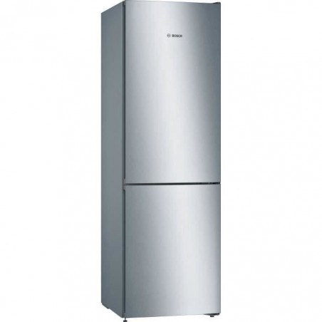 BOSCH KGN36VLEC - Réfrigérateur combiné pose-libre 326L (237+89L) - Froid ventilé - E - L 60x H 186cm - Inox