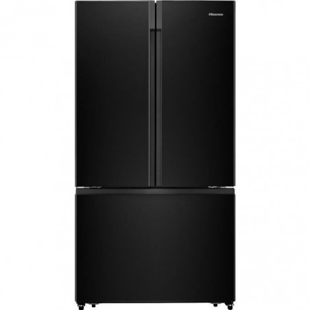 HISENSE RF750N4ABF - Réfrigérateur multi-portes - 600L (423L + 177L) - Froid ventilé total - F - L 91 cm x H 178 cm - Noir