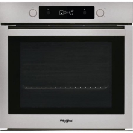 WHIRLPOOL OAKZ9 156 P IX - Four électrique encastrable multifonction - Chaleur pulsée - 73 L - Pyrolyse - A - Inox