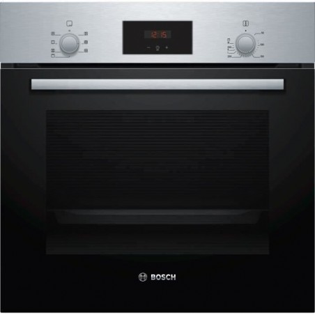 BOSCH HBF133BR0 - Four électrique encastrable - Air pulsé 3D+ - 66L - Nettoyage Ecoclean - A - Inox