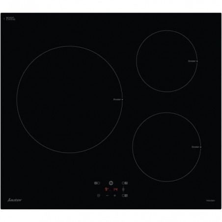 Table de cuisson induction SAUTER - 3 foyers - L60 cm - SI934B - 7200W - Noir